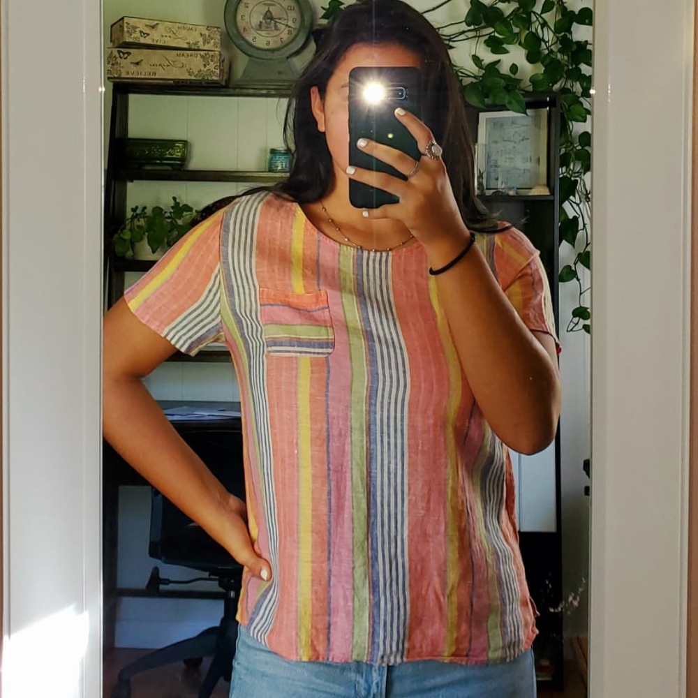 100% linen shirt